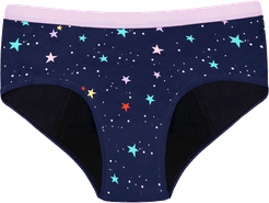 BTWN Super Brief Teen Period Underwear - Lucky Stars In Sizes 9-16 Tween Leakproof Undies Afterpay Payment Options