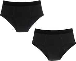Cotton Starter Set Period Underwear - Black In Sizes XXS-3XL Undies Afterpay Payment Options