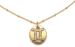 Gemini Zodiac Talisman Charm Necklace