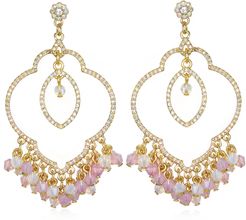 Light Pink Samba Chandelier Earrings