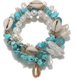 Turquoise Serenity Wrap Bracelet Set