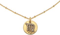 Virgo Zodiac Talisman Charm Necklace