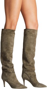 Icon High-Heel Knee-High Slouch Boots