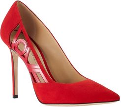 Love Letter Laser-Cut Pumps