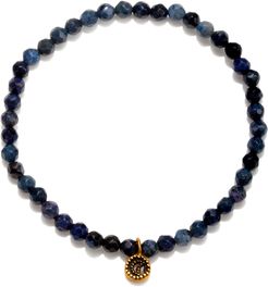 Dumortierite Moon Stretch Bracelet - Out of the Blue