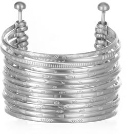 Silver Large Bangle Bracelet Cuff - Something Special