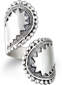 Encompass Paisley Wrap Rings Silver