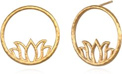 Flourishing in Creativity Gold Earrings