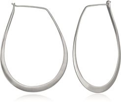 Minimalist Silver Hoop Earrings