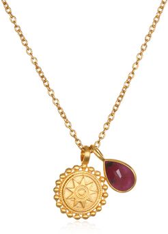 Mandala Birthstone Necklace - July