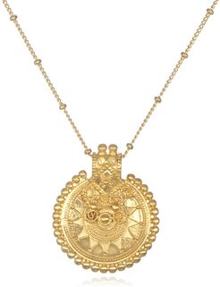 Gold Mandala Necklace