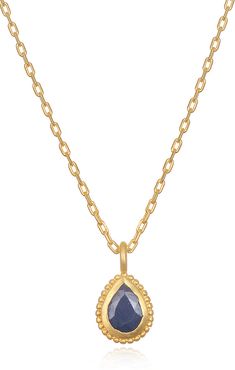 Blue Sapphire Gemstone Necklace