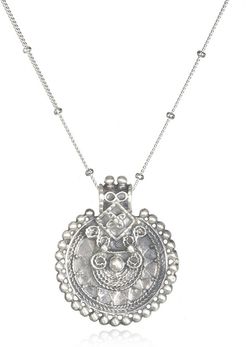 Silver Mandala Necklace