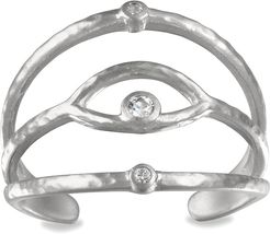 Shielded from Negativity Silver Ring