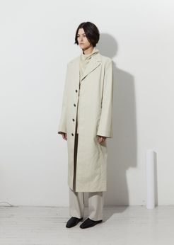 Kwaidan Editions Men's Overcoat 0208 Sand Size: 34
