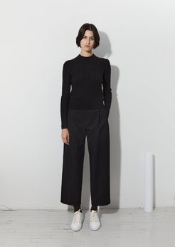 Sara Lanzi Men's Twill Trousers Black 09 Size: X-Small