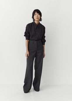 Lemaire Straight Pants 968 Dark Grey Size: 40