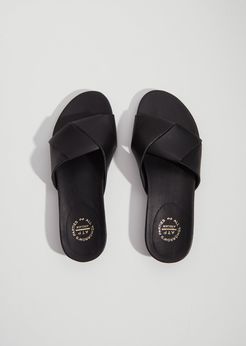ATP Atelier Oria Vacchetta Slide Sandal 900 Black Size: 37