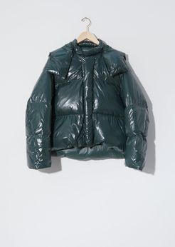 Arch The Down Puffer Jacket Green Size: 36
