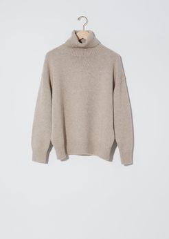 Arch The Cashmere Turtleneck Sweater Brown Size: 40