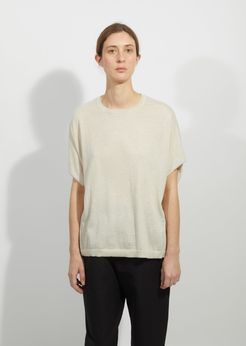 Dusan Cashmere & Silk T-Shirt Natural
