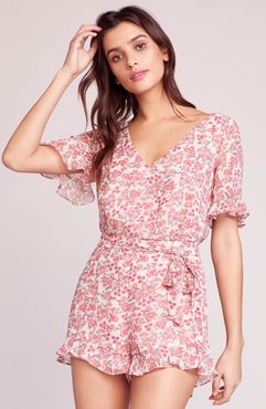 Picking Roses Printed Romper