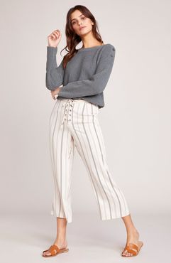 Whatever It Takes Stripe Cropped Pant