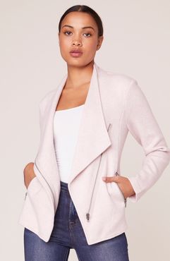 Off the Clock Brushed Knit Zip Front Jacket