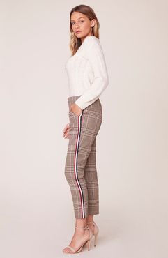 Check Again Pant with Contrast Stripes