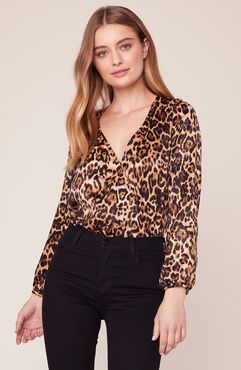 Ride or Tie Leopard Print Bodysuit