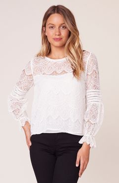 Smoke and Mirrors Lace Blouse