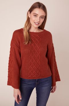 Retro Active Cable Knit Sweater