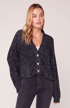 Speckle Occasion Cropped Cardigan