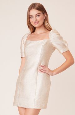 Powder Puff Metallic Dress