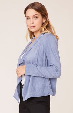 Suede It Out Faux Suede Jacket
