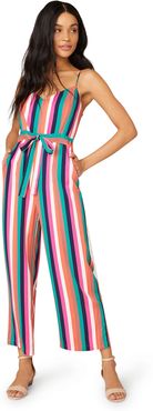 Flying Colors Striped Jumpsuit