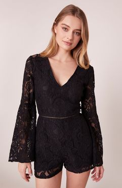 Know Your Lace Bell Sleeve Romper