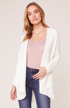 Draw the Line Ribbed Cardigan