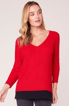 Block It Out V-Neck Sweater