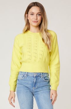 Waist The Day Cable Sweater