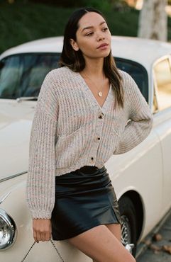 Double Rainbow Multicolored Cardigan