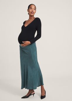 HATCH Maternity The Circe Skirt, Pine Grove, Size 0