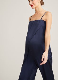 HATCH Maternity The Romy Jumpsuit, navy, Size 1