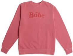 HATCH Maternity The Babe Crewneck, Mauve, Size 0