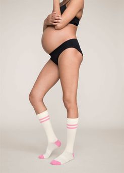 HATCH Maternity The Compression Sock Bundle, black + ivory Set, Size S/M