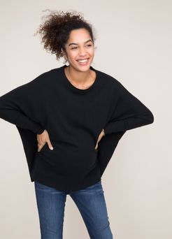 HATCH Maternity The Nadine Sweater, black, Size Petite
