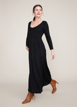 HATCH Maternity The Phoebe Dress, black, Size 0