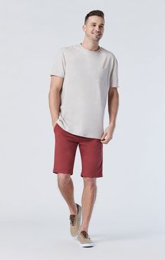 Jacob Shorts In Rose Wood Twill