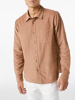 Long Sleeve Single Pocket Shirt Tawny Size S