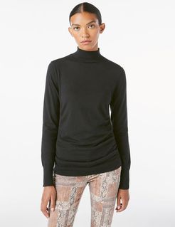 Luxe Turtleneck Sweater Noir Size XXS